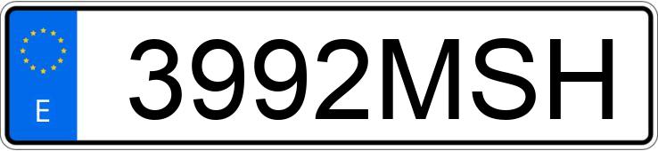 Numer rejestracyjny 3992MSH posiada BMW SERIE 2
