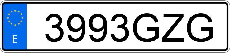 Numer rejestracyjny 3993GZG posiada MAZDA MAZDA6 Numer rejestracyjny 3993GZG posiada MAZDA MAZDA6