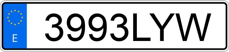 Numer rejestracyjny 3993LYW posiada IRISBUS ACCESS BUSS Numer rejestracyjny 3993LYW posiada IRISBUS ACCESS BUSS