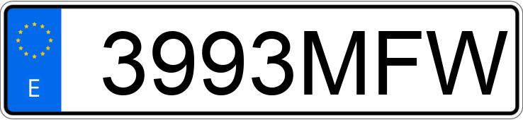 Numer rejestracyjny 3993MFW posiada MINI MINI Numer rejestracyjny 3993MFW posiada MINI MINI