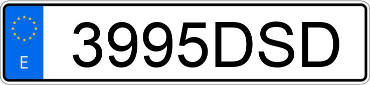 Numer rejestracyjny 3995DSD posiada VOLKSWAGEN CADDY