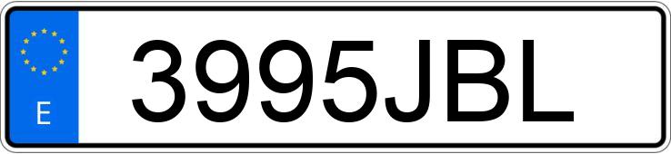 Numer rejestracyjny 3995JBL posiada VOLKSWAGEN CROSSGOLF