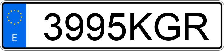 Numer rejestracyjny 3995KGR posiada FORD TOURNEO COURIER