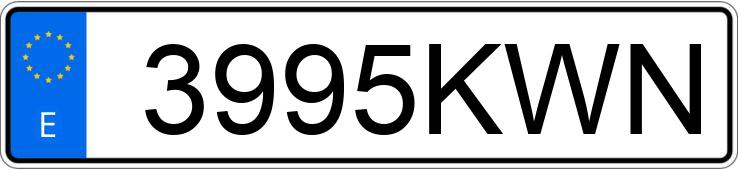 Numer rejestracyjny 3995KWN posiada MINI MINI Numer rejestracyjny 3995KWN posiada MINI MINI