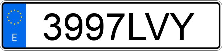 Numer rejestracyjny 3997LVY posiada VOLVO XC90