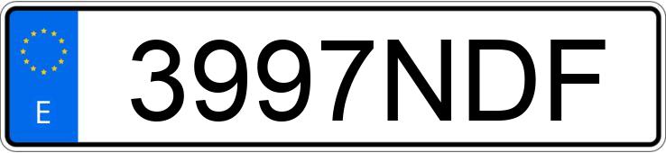 Numer rejestracyjny 3997NDF posiada HYUNDAI IONIQ 5