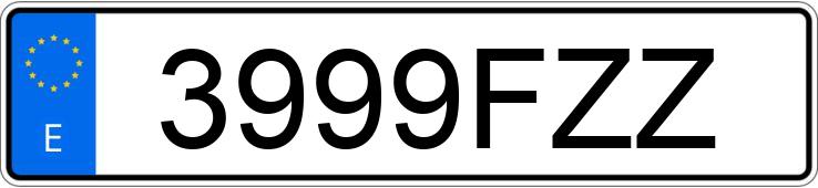 Numer rejestracyjny 3999FZZ posiada SEAT IBIZA Numer rejestracyjny 3999FZZ posiada SEAT IBIZA