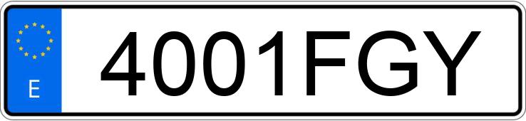 Numer rejestracyjny 4001FGY posiada CITROEN XSARA Numer rejestracyjny 4001FGY posiada CITROEN XSARA