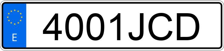 Numer rejestracyjny 4001JCD posiada LAND ROVER RANGE ROVER SPORT