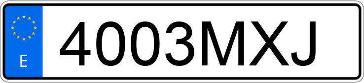 Numer rejestracyjny 4003MXJ posiada CUPRA LEON