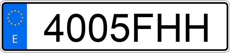 Numer rejestracyjny 4005FHH posiada RENAULT KANGOO Numer rejestracyjny 4005FHH posiada RENAULT KANGOO