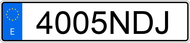 Numer rejestracyjny 4005NDJ posiada MERCEDES GLB (247)