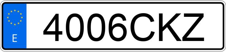 Numer rejestracyjny 4006CKZ posiada CITROEN BERLINGO Numer rejestracyjny 4006CKZ posiada CITROEN BERLINGO