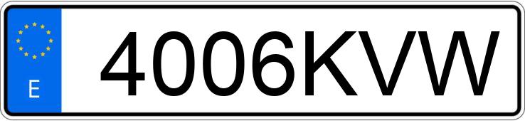 Numer rejestracyjny 4006KVW posiada SKODA FABIA Numer rejestracyjny 4006KVW posiada SKODA FABIA