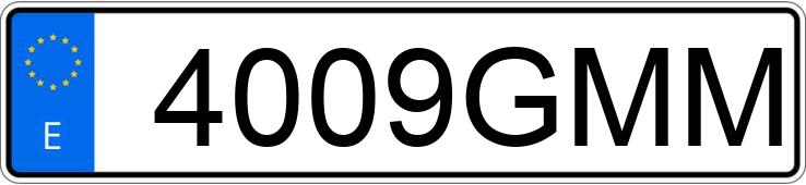 Numer rejestracyjny 4009GMM posiada AUDI A4