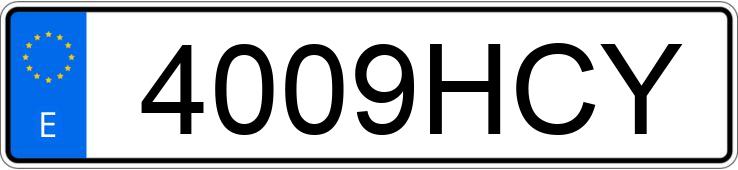 Numer rejestracyjny 4009HCY posiada OPEL CORSA Numer rejestracyjny 4009HCY posiada OPEL CORSA