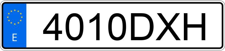 Numer rejestracyjny 4010DXH posiada JAGUAR X TYPE