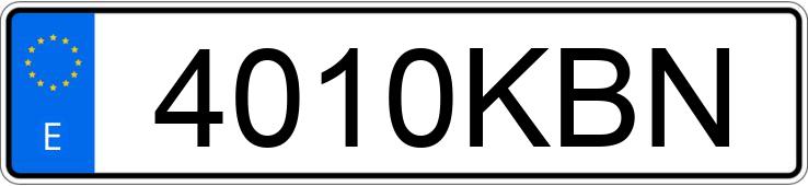 Numer rejestracyjny 4010KBN posiada TOYOTA YARIS Numer rejestracyjny 4010KBN posiada TOYOTA YARIS