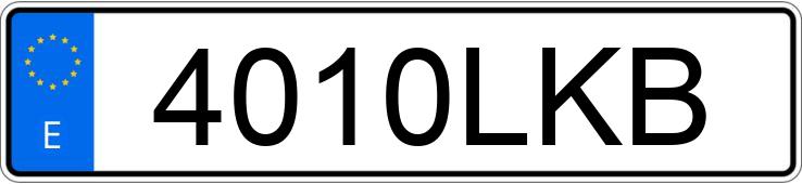 Numer rejestracyjny 4010LKB posiada NISSAN QASHQAI