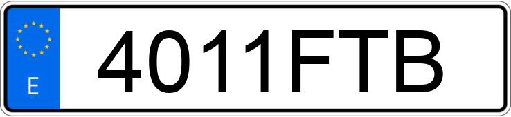 Registreringsnummer4011FTB har MERCEDES B (245)