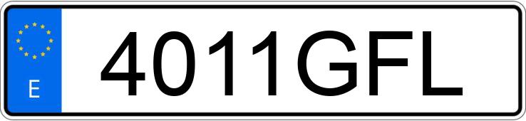 Numer rejestracyjny 4011GFL posiada BMW SERIE 3