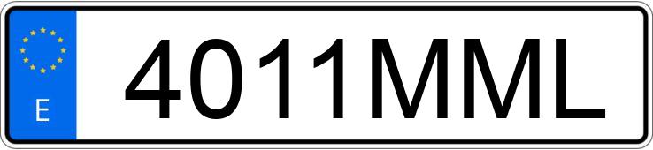 Numer rejestracyjny 4011MML posiada PEUGEOT 208