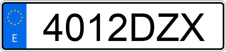 Numer rejestracyjny 4012DZX posiada RENAULT MEGANE Numer rejestracyjny 4012DZX posiada RENAULT MEGANE