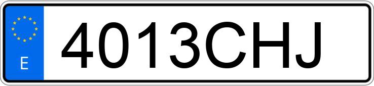 Numer rejestracyjny 4013CHJ posiada YAMAHA YZF R6