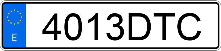 Numer rejestracyjny 4013DTC posiada BMW SERIE 3