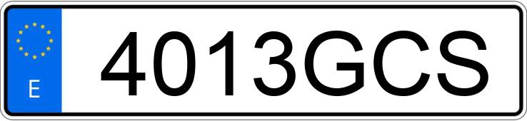Numer rejestracyjny 4013GCS posiada SAAB 9-3