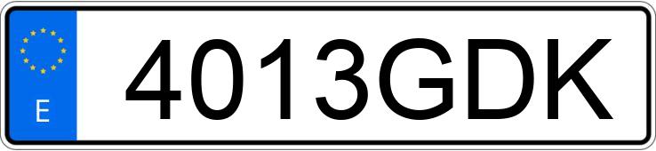 Registreringsnummeret 4013GDK har audi a6