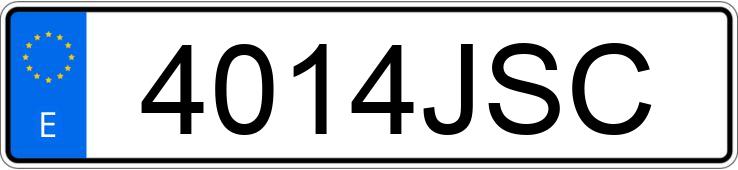 Numer rejestracyjny 4014JSC posiada OPEL CORSA
