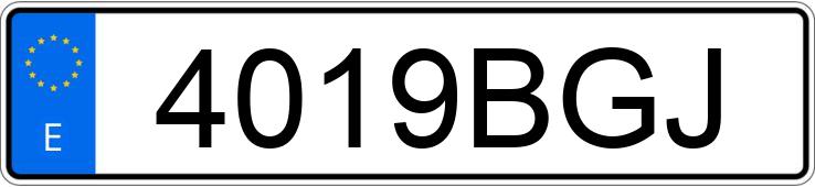 Numer rejestracyjny 4019BGJ posiada RENAULT CLIO