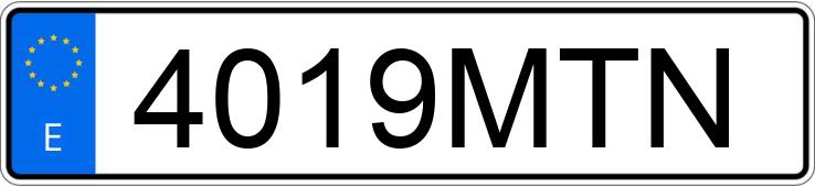 Numer rejestracyjny 4019MTN posiada AUDI RS6