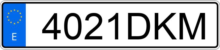 Numer rejestracyjny 4021DKM posiada CITROEN C4