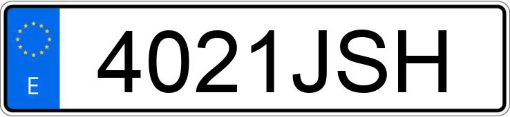 Numer rejestracyjny 4021JSH posiada JAGUAR XE Numer rejestracyjny 4021JSH posiada JAGUAR XE