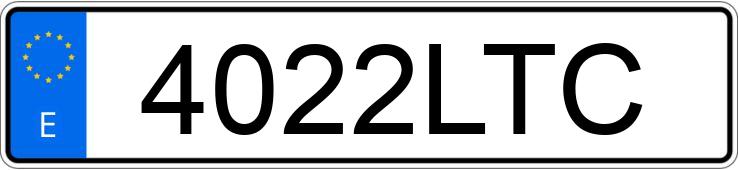Numer rejestracyjny 4022LTC posiada SEAT LEON