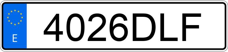 Numer rejestracyjny 4026DLF posiada SEAT TOLEDO