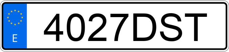 Numer rejestracyjny 4027DST posiada FORD FOCUS