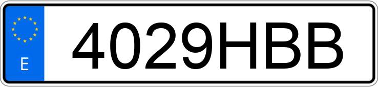 Numer rejestracyjny 4029HBB posiada RENAULT CLIO