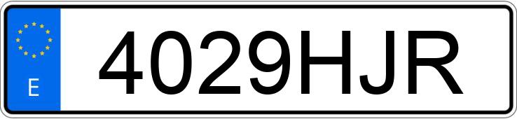 Numer rejestracyjny 4029HJR posiada RENAULT MEGANE