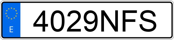 Numer rejestracyjny 4029NFS posiada AUDI Q2