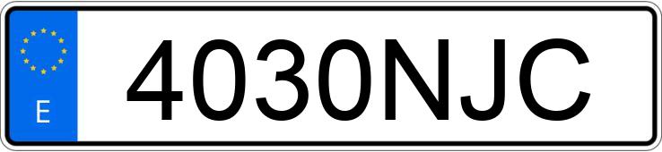 Numer rejestracyjny 4030NJC posiada MERCEDES VITO Numer rejestracyjny 4030NJC posiada MERCEDES VITO