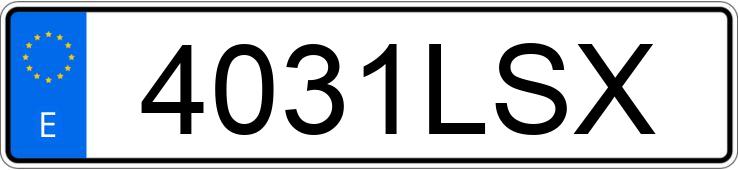 Numer rejestracyjny 4031LSX posiada UNIC PULGA