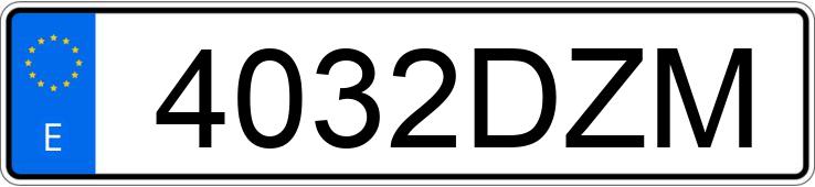 Numer rejestracyjny 4032DZM posiada BMW X3 E83 3.0 D