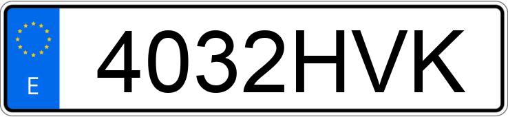 Numer rejestracyjny 4032HVK posiada KIA CEED Numer rejestracyjny 4032HVK posiada KIA CEED