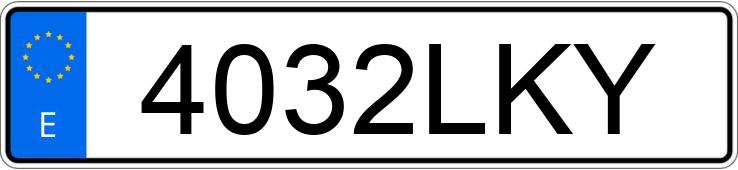 Numer rejestracyjny 4032LKY posiada LOTUS ELISE Numer rejestracyjny 4032LKY posiada LOTUS ELISE