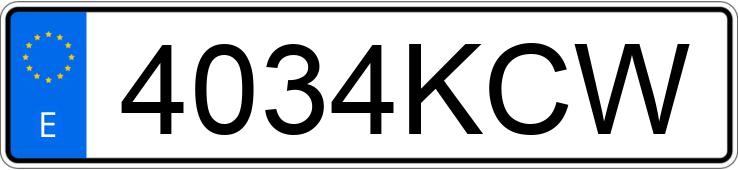 Numer rejestracyjny 4034KCW posiada SEAT LEON Numer rejestracyjny 4034KCW posiada SEAT LEON