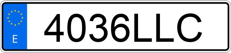 Numer rejestracyjny 4036LLC posiada AUDI Q3 SPORTBACK