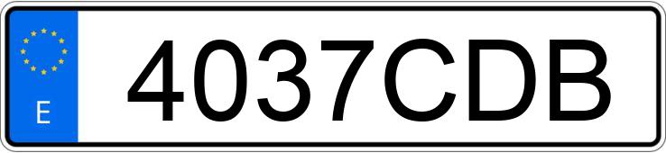 Numer rejestracyjny 4037CDB posiada FORD TRANSIT